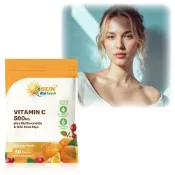 【Sun日落恩賜】維生素C 500mg+玫瑰果plus柑橘類黃酮錠(30錠/袋)