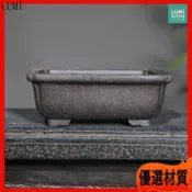 紫砂花盆 長方形 菖蒲盆 手工紫泥 抽角長方 陶盆 盆栽 多肉花盆 蘭花盆 園藝 擺飾 陶瓷花盆 長型花盆 盆器 粗陶盆