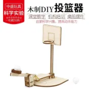 木木家 自製投籃器 槓桿原理 科學小製作 diy投籃機 自製投籃器 籃球機 槓桿原理 木製 3D拼圖投籃器 科學實驗
