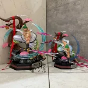 航海王 海賊王 羅羅亞狂虎索隆 和服天瞳可發光GK場景動漫周邊精品手辦公仔生日萬聖節聖誕節新年兒童節禮物