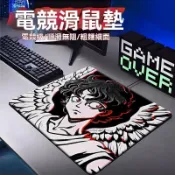超大滑鼠墊 動漫滑鼠墊 電競滑鼠墊 滑鼠墊護腕 客製滑鼠墊 防水滑鼠墊小衆創意動漫男生熾天使FPS遊戲電競專用滑鼠墊加厚