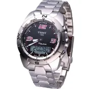 【TISSOT 天梭】T-Touch Expert專業級觸控感應腕錶(T0134201105700 黑)父親節 送禮自用首選