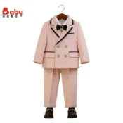 男童西服套裝｜禮服小西裝三件組｜花童鋼琴演奏主持人演出服｜兒童正式西裝外套＋馬甲＋西褲｜精緻繡花禮服