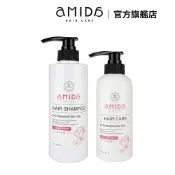 AMIDA 染後護色洗髮精 500ml/柔順王免沖水護髮乳 360ml【風行小舖】