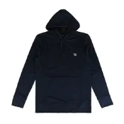 【HOTAI購】【PAUL SMITH】刺繡斑馬LOGO圖案造型棉質連帽T恤(男款/深藍)