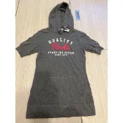 Roots (s)全新品女生短袖連帽T恤100%有機棉