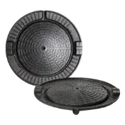 【全聯線上購】【Kitchen Art】不噴油風扇烤盤(36cm)