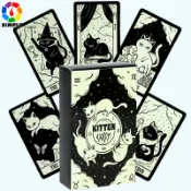 【桌遊志】Kitten Tarot小貓塔羅牌黑白貓卡牌凱特貓咪紙牌遊戲