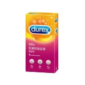 【Durex杜蕾斯】綜合裝保險套6入/盒(超薄+凸點+螺紋 情趣職人)