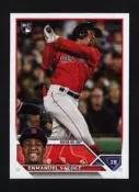 2023 Topps Update #US310 Enmanuel Valdez Boston Red Sox RC 