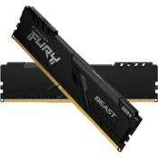 【蝦皮直營】金士頓 KF432C16BBK2/32 雙通道 DDR4 3200 FURY 獸獵者 桌上型超頻 廠商直送