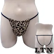 時尚精品館 台灣製MIT透氣舒適性感男內褲．(LTN)C382豹紋-XL-無後片【本商品含有兒少不宜內容】