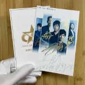 保真五月天親筆簽名照周邊阿信石頭怪獸瑪莎冠佑同款禮物送朋友
