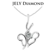 JELY 春意爛漫 約3分天然真鑽項鍊