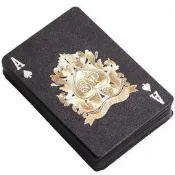 -看賣場評價嘿金色塑膠撲克牌pvc德州撲克專勇牌土豪黃金撲克牌kb