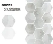 【鑫鎧棋磁磚精品】17.5*20 西班牙木道磚灰白色木紋窯變造型復古鄉村風/民宿玄關客廳餐廳商空浴室廚房設計 元/片