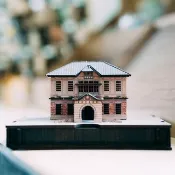 【DIY 手作】微縮模型-雲林布袋戲館 東堂 收藏品 建築 立體拼圖