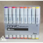 松林 正品附發票日本COPIC SKETCH 第二代 麥克筆 36色套組 附壓克力盒