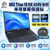 【Ezstick】MSI Titan 18 HX A14V 系列 靜電式筆電螢幕貼｜鏡面/霧面可選