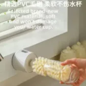 風鈴草百貨 爆款不臟手懸掛式電動多功能水杯清潔刷茶杯刷玻璃杯刷子杯刷