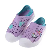 ［出清品］《布布童鞋》SKECHERS童話海洋風紫色兒童洞洞鞋(22公分)