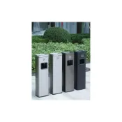 (店+)滅煙缸立式不銹鋼煙頭收集煙蒂柱垃圾桶直立式煙灰桶/不鏽鋼熄煙柱/直立式煙灰缸/熄菸桶/熄煙桶/熄煙柱/煙灰缸桶/滅煙缸