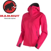 悠遊山水戶外生活館 【MAMMUT 長毛象 女款 Ultimate連帽防風外套WINDSTOPPER《洋紅》】14931/防水/雙色背襯/歐洲製造