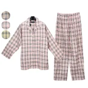 BURBERRY經典格紋純棉襯衫長袖家居服套裝L(任選)｜GoBrand購名牌