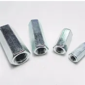 【螺絲先生】長型螺帽 公制 M6~M24 英制 1/4~1“ 鐵電鍍 另有圓形另詢