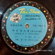 (協奏曲) 電影“野玫瑰之戀“主題歌 / 國語流行歌 (裸片)，10吋黑膠LP，台声唱片
