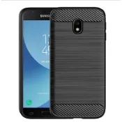SAMSUNG 三星 Galaxy J3 Pro J3pro Case Armor 碳纖維 TPU 軟矽膠後蓋