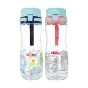 【Nuby】晶透直飲杯_550ml｜安全 防漏 耐摔