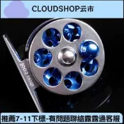 48h出貨丶RYOBI利優比迷妳酷F252金屬冰釣輪筏輪前打輪臺釣輔助金屬魚線輪