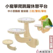 小寵攀爬跳躍休憩平台 鸚鵡 蜜袋鼯 站台 平台 跳台 鸚鵡小鳥籠用品 蜜袋鼯跳台 寵物用品 鳥用品 蜜袋鼯用品 典贊創意