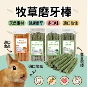 【台灣發貨】兔子磨牙草棒草棍 倉鼠 牧草棒 龍貓豚鼠糧 食零食苜蓿草 牧草棒罐裝 草棒 牧草條 磨牙花草棒