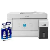 【PChome 24h購物】EPSON M2050 黑白高速三合一WiFi連續供墨複合機+2組原廠墨水升級3年保固 R99N