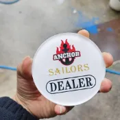 承蒙厚爱 感谢支持德州撲克莊碼全押牌透明亞克力DEALER皇冠款德州荷官工具