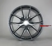 【台灣輪胎王】類HRE P101 18吋 新款 鋁圈樣式 5孔全車系 8J/9J 亮灰