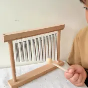 【實木音樂風鈴】 實木音樂風鈴 桌上擺件風鈴 桌面擺件風鈴 早教啟蒙樂器 打擊樂器教具 實木打擊樂器 音樂風鈴擺件