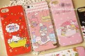 日本原廠 Hello Kitty 叮噹 melody 双子星 iPhone5 手機殼 保護殼