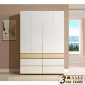 日本直人木業 【直人木業】綠建材彩妝板溫馨系列六抽衣櫃160公分｜#質感好宅生活