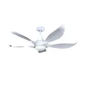哈帝Hardee 設計吊扇 DC直流電機 AC110-220V 靜音省電 台灣製造 白色 有燈款 53吋 75103