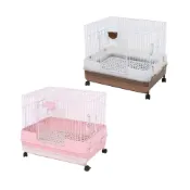 ★Petshop寵物網★日本Marukan 抽屜式精緻兔籠(H50) MR-994茶色 MR-995粉色