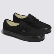 【VANS】官方旗艦 Authentic 全黑色滑板鞋 休閒鞋