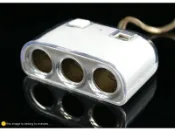 @EVC@ OLE2 _3孔點煙器擴充座_120W_附開關_雙USB_1.2A_點菸器擴充_車充_01014-41