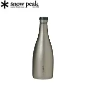 川山岳海 [ Snow Peak ] 單層鈦金屬清酒瓶 / Sake Bottle Titanium / TW-540