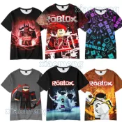 Roblox衣服 成人兒童短袖T恤 blox fruit 親子裝 羅佈樂思 短袖上衣