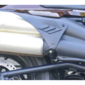 哈雷SS防燙蓋 適用於 Harley  Sportster s改裝排氣管防燙蓋 哈雷SS 機車防燙蓋