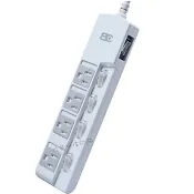 BC博銓科技 KTC-5443 5開4插3P延長線  電源線  4尺/ 6尺 過載斷電 安全防塵蓋  插座加大 一鍵連動