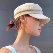 (店+)【LEESA】編織帽\帽子\貝雷帽\女生帽子\八角帽\海軍帽\防曬帽\遮陽帽